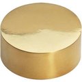 Lavi Industries Lavi Industries, End Cap, Flush, used for Wood, for 2" Tubing, Polished Brass 00-600W/2
